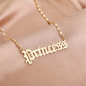 Gold Stainless Steel "Angel" and "Princess" Necklaces - Lootquake
