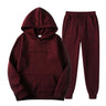 Men's And Women's Fleece-lined Sweater Suit Autumn And Winter Heart Figure Hoodie - Lootquake