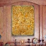 Arte mural de madera Amali de G. DeBrekht - Decoración floral ornamental - 95013B