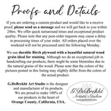 Dolphin Dance Surfboard Wall Art – Handcrafted Coastal Wooden Decor by G.DeBrekht – Beach House Ocean Decor – 8490149HS