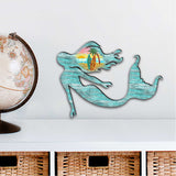 Mermaid Coastal Door Decor by G. DeBrekht - Coastal Holiday Decor - 8198514H