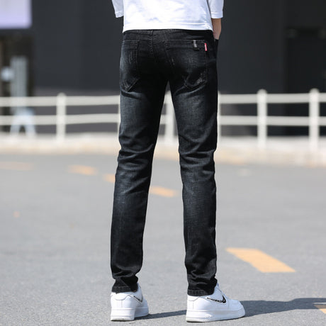 Spring And Summer Denim Trousers Men's Slim Straight Stretch - Lootquake