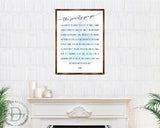The Serenity Prayer - Wooden Kitchen blessing - God grant me the serenity - Contemporary decor - Religious wall art - Nursery wall art - 310340