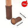 Juego de 24 protectores de lana elásticos para patas de mesa y silla, antideslizantes, para muebles, diámetro desde 0,5 cm.