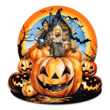 Decoración navideña de casa embrujada para puerta de G. Debrekht - Decoración de Acción de Gracias y Halloween - 8611041-2H