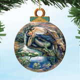 Mer Angel Wooden Ornaments by Josephine Wall - Designocracy - 8451181-JW