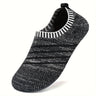 Pantuflas tipo calcetines para hombre - Suaves y acogedoras para interiores con suela antideslizante, ideales para yoga y para relajarse en casa. Regalo perfecto para inauguración de la casa y relajación.