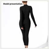 Women's Fashion Simple Solid Color Bodysuit - Lootquake