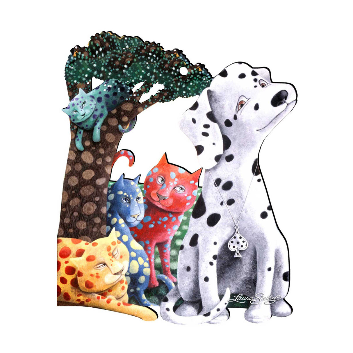 The World We Weave Holiday Door Decor by Laura Seeley - Pets Dog and Cats Decor - 8511013H