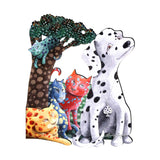 The World We Weave Holiday Door Decor by Laura Seeley - Pets Dog and Cats Decor - 8511013H