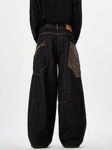 Black Jeans With Wide Legs For Men And Women - Lootquake