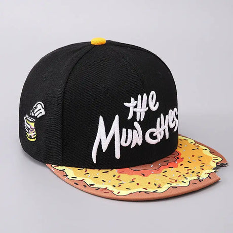 Flat Brim Missing Corner Snack Baseball Cap Personality Male And Female Adult Sun-proof Sports Hat - Lootquake