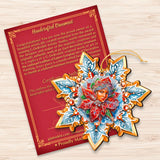 Snow Maiden Snowflake Wooden Ornaments by G. Debrekht - Christmas Decor - 8688401