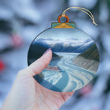 Adornos de madera "Odisea en las montañas de Alaska" de G.Debrekht - Decoración navideña con temática de vida silvestre - 870065