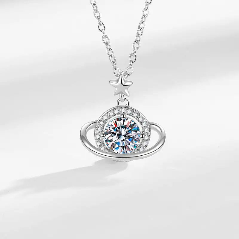 Planet Surround Necklace For Women XINGX Special-interest Design - Lootquake