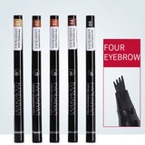 Four-Head Liquid Tattoo Eyebrow Pencil