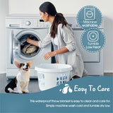 Manta de forro polar coral ultrasuave para mascotas, acogedora manta de franela con dibujos animados para perros, ideal para acurrucarse en el sofá y para la comodidad de los cachorros.
