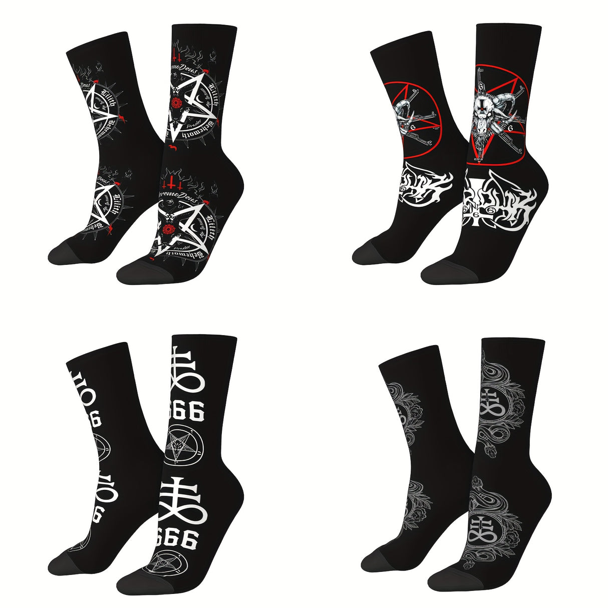 1 par de calcetines deportivos con estampados novedosos para hombre, transpirables, cómodos y casuales, unisex, para uso al aire libre en todas las estaciones.