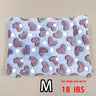 Manta rectangular para mascotas, resistente a la suciedad y para todas las estaciones - Cómoda cama con estampado de pata de perro y corazón (1 unidad)