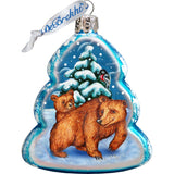 Wildlife Mercury Glass Ornaments Set of 3 by G. DeBrekht - Wildlife Holiday Decor - 770108S3