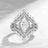 Crown Horse Eye Diamond Ring Set Copper Luxury - Lootquake