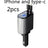 Metal Car Charger 100W Super Fast Charging Car Cigarette Lighter USB And TYPE-C Adapter - Lootquake