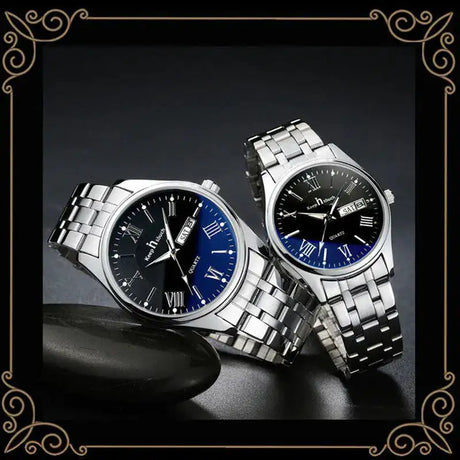 Luxury Waterproof Ultra Thin Couple Quartz Watches - Lootquake