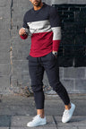 European And American Multi-color Long Sleeve Casual Sports Men Suit - Lootquake