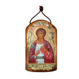 Adorno de icono sagrado ortodoxo religioso de San Esteban - Decoración inspiradora - 87056