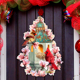 Decoración navideña para puertas con mañana de primavera de D. Gelsinger - Decoración de primavera para Pascua - 8652808H-DG