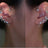 Women's Zircon Wheat Earrings Without Pierced Earrings - Lootquake