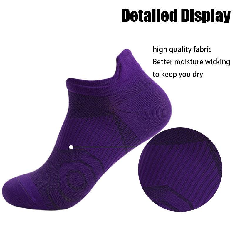 8 Pairs Women's Running Socks - Cushioned, Breathable & Anti-Odor for Outdoor Sports, Cycling & Hiking