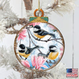 Birds Ball Wooden Ornaments by G. DeBrekht - Christmas Decor - 8025222