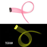 Luminous DIY Clip-In Hairpiece Rainbow Color