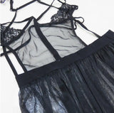 Sexy lace dress with erotic lingerie - Lootquake