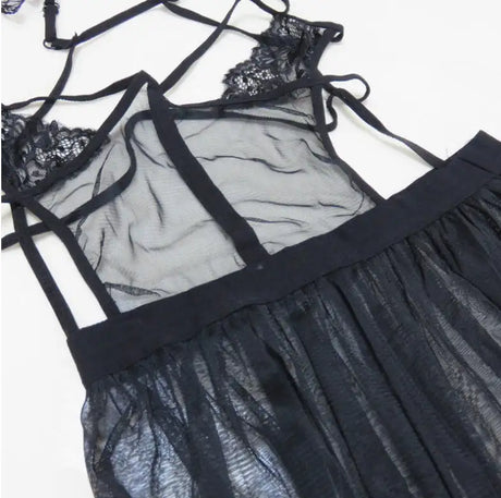 Sexy lace dress with erotic lingerie - Lootquake