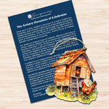 Adornos decorativos de madera "Primavera en la granja", juego de 3, de G. Debrekht - Decoración de Pascua - 8091056-S3