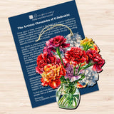 Flowers Decorative Wooden Ornaments Set of 3 by G. Debrekht - Love Family Décor - 8091076-1-S3