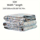 Serviette de canapé polyvalente toutes saisons - Réversible, lavable en machine, parfaite pour le camping et les cadeaux
