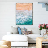 Ocean Shore Art Wooden Wall Art by Nature Wonders - Nature Wildlife Decor  - 95397B