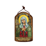 Adorno religioso ortodoxo de la Madre de Dios, Ternura, icono sagrado - Decoración inspiradora - 87012