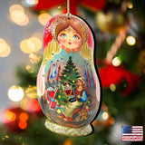 Nutcracker Story Matreshka Wooden Ornaments by G. DeBrekht - Christmas Decor - 8115762