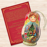 Nutcracker Story Matreshka Wooden Ornaments by G. DeBrekht - Christmas Decor - 8115762