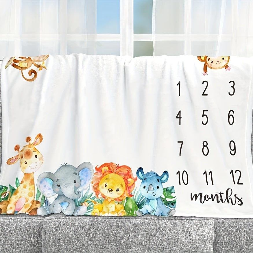 Couverture pour bébé pour Halloween et Noël : adorable cadre en feutre avec animaux et fleurs, cadeau idéal pour une fête prénatale.