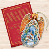 Blessing Home Angel Wooden Ornaments by G. DeBrekht Nativity Holiday Decor - 8611021