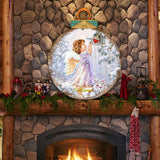Little Christmas Joy Christmas Door Decor by D. Gelsinger - Christmas Santa Snowman Decor - 8121118H-1622