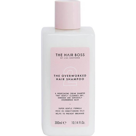 The Hair Boss THE HAIR BOSS_By Lisa Shepherd The Overworked Hair Shampoo głęboko odżywczy szampon do włosów suchych i zniszczonych 300ml (5060427355805)-0
