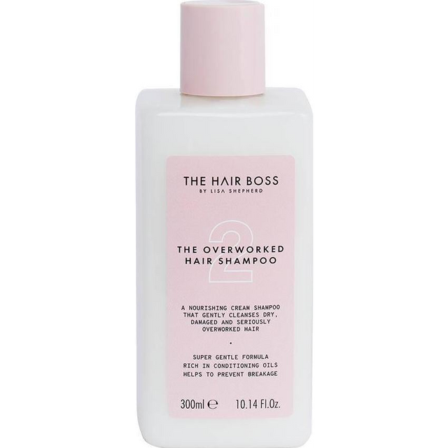 The Hair Boss THE HAIR BOSS_By Lisa Shepherd The Overworked Hair Shampoo głęboko odżywczy szampon do włosów suchych i zniszczonych 300ml (5060427355805)-0