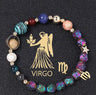 Natural Volcanic Rock Electroplating Twelve Constellations Bracelets - Lootquake