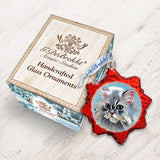 Adorno de cristal de gatito de pelo largo de G. DeBrekht - Decoración para perros y gatos - 774018